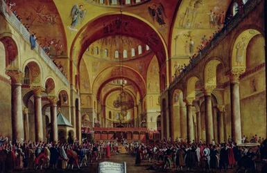 The Presentation of the New Doge to the People in the Basilica of San Marco